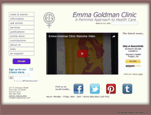 Tablet Screenshot of emmagoldman.com